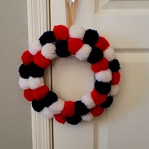 Pom pom wreath for CO
